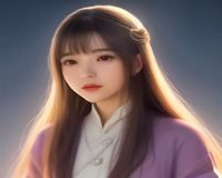 金子美穗日本剧情片《彼女》剧照，女主角在街道上回眸，都市感与青春气息并存